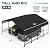 Easyhawk 20x20 FT Metal Carport, Outdoor Heavy Duty 2 Car Carport with Reinforced Galvanized Steel Frame and Steel Roof, All-Weather Garage Car Port Shelter for Cars, Trucks, Boats and Tractors, Black