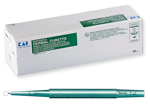 Gima 22605 Curette Biopsia-Punch, 8 mm Diametro, Confezione da 20