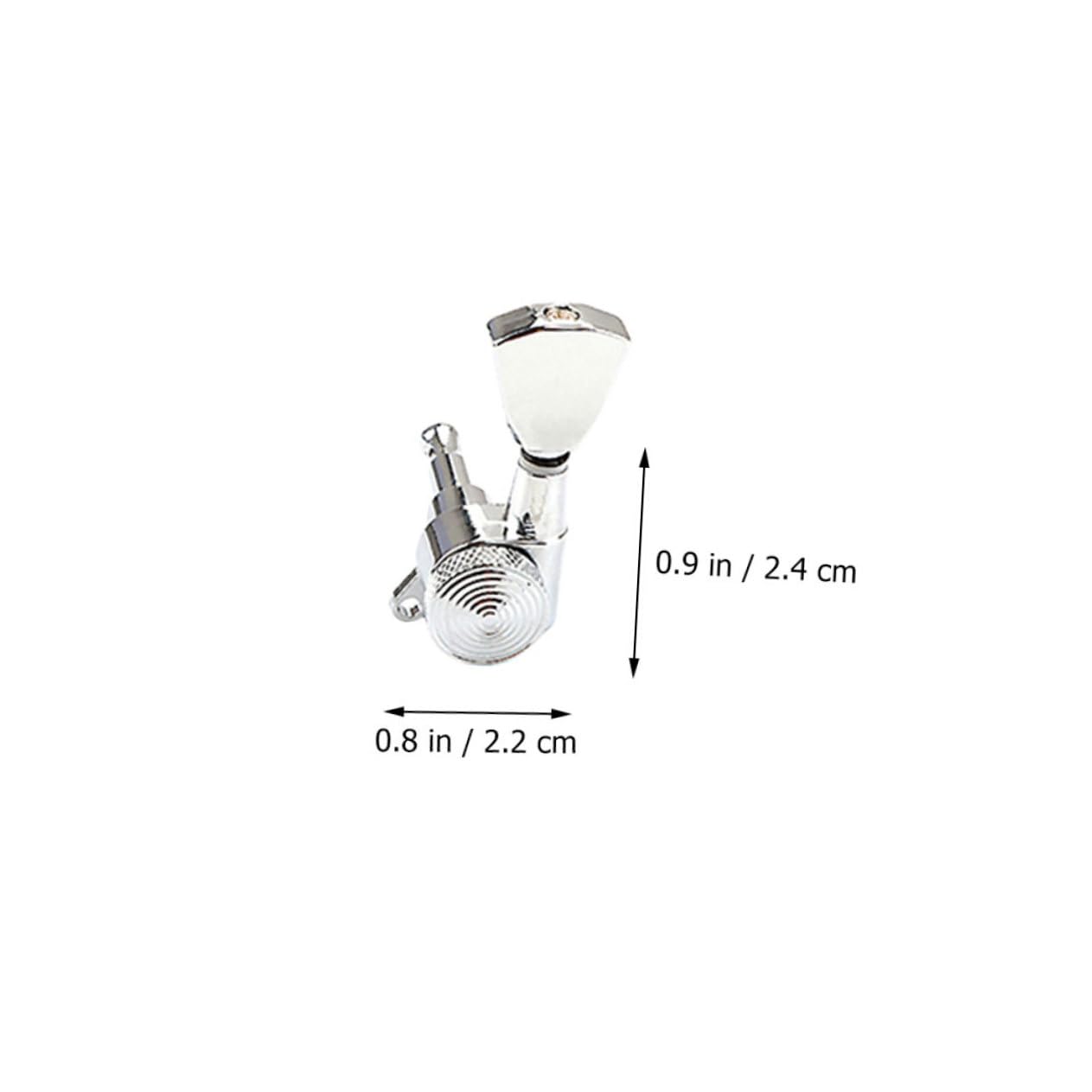 Milisten Guitar Tuning Pegs Metal Guitar Pegs Set of 6 for Acoustic Electric for Beginners and Professionals