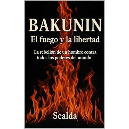 Bakunin: El fuego y la libertad Audiolibro Por Sealda arte de portada