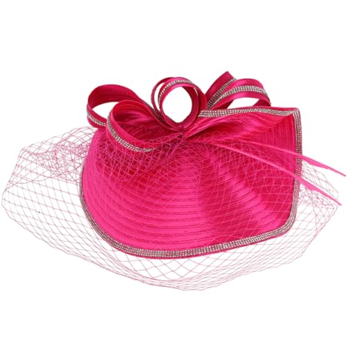 Chapeau fascinateur en lin de qualité pour cérémonie élégante