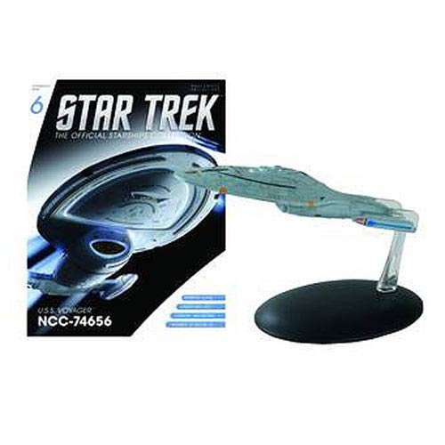 Eaglemoss Publications Star Trek Starships U.S.S. Voyager NCC-74656 with Magazine