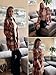 HOTOUCH Womens Fall Jacket Long Sleeve Flannel Plaid Coat for Women Lightweight Shacket Coat Boyfriend Comfy Overcoat Orange M