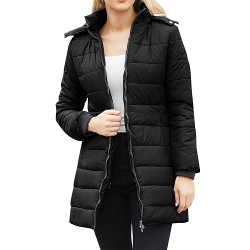 Uwdiohq Ofertas Balck Friday Abrigo Mujer Talla 48 Chaqueta Mostaza Mujer Chaqueta Pluma Mujer Chaqueton Mujer Largo Plumifero Mujer con Cinturon Chaqueta Montaña Plumas Mujer Top Corto Mujer Ofertas