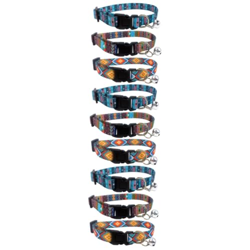 Collier de chaton décoratif réglable YARNOW pour éviter les pertes d'identification en litière