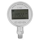 El manómetro digital se compone principalmente de una carcasa de acero inoxidable, un sensor de presión y un circuito de procesamiento de señales.