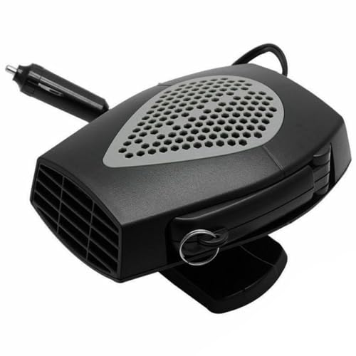 Tragbare Autoheizung, TOTMOX 12V 150W Auto Heizlüfter Frontscheibenheizung Defroster, Mini Heizung Fensterheizung, Windschutzscheibe Gebläse-Heizung-Entfroster, 2-in-1 Schnellheiz- und Kühllüfter