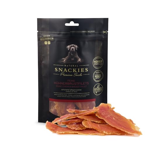 Produktbild von Snackies Hundesnack Feine Hühnerbrustfilets - 180 g