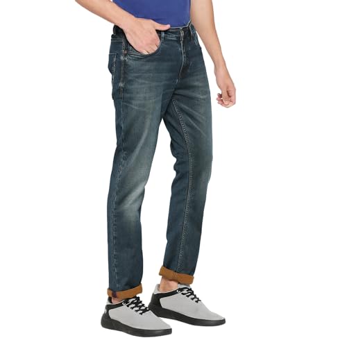 Image of Being Human Blue Slim Fit Denims for Men Clothing