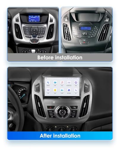 Radio coche 2 DIN para Ford Tourneo Connect 2013-2018 con Android Auto 2