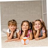 YARNOW Eraser Dice Diy Rounded Foams Dice Blank for Game Educational Toy for Classroom Exercises Game Props Dry Erase Surface - Image 8