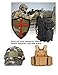 2 PCS Knights Templar Cross Patches Knight Patches Embroidered Morale Patch(Camo)
