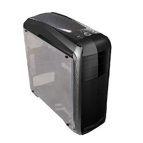Gabinete Gamer Bluecase Mid Tower BG-024 BG024GCASE - Preto