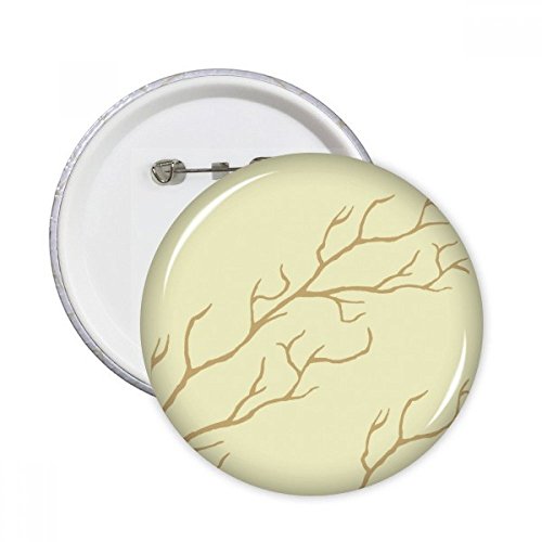 Plantes abstrait motif pins XL grand badge pour customiser une veste unie