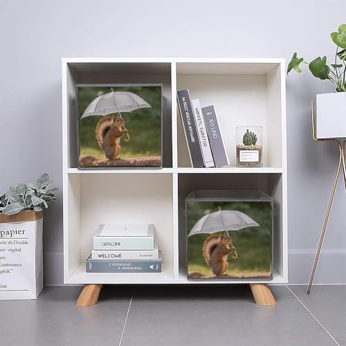 Boîtes de rangement tissu pliables empilables cubes organisation cubby - 6
