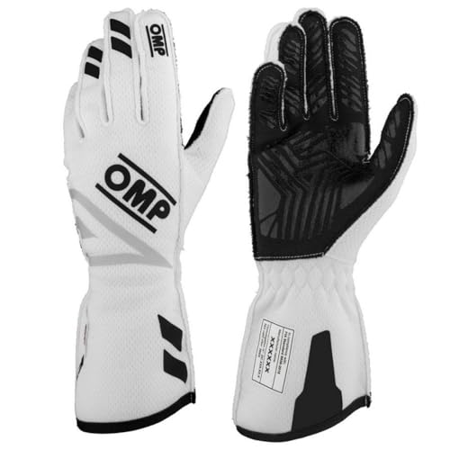 Gants Omp One Evo FX FIA 8856-2018 Blanc XL pour resoudre les problemes de grip au volant