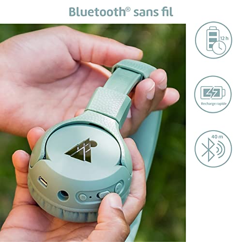 POGS Casque Audio Enfants Bluetooth | The Gecko | Casque Solide et Pliable pour Enfants avec Volume limité à 85 DB… - Les Beatles, Paul McCartney, John Lennon, RIngo Starr, George Harrison POGS Casque Audio Enfants Bluetooth | The Gecko | Casque Solide et Pliable pour Enfants avec Volume limité à 85 DB… – Image 5