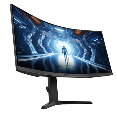 undefined KOORUI 34-inch Curved Ultrawide WQHD 3440×1440 Gaming Monitor, 165Hz 1000R- PIP/PBP, 1ms(MPRT), HDR400, DCI-P3 95%, FreeSync Premium, 1 x DP 1.4 & 2 x HDMI 2.0, Tilt Height Swivel Adjustment, 34E6UC の商品画像 10