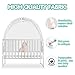 Crib Tent - Crib Net to Keep Baby in, Stop Baby from Climbing Out of Crib, Pop Up Crib Tent with Durable Breathable Net Double Zipper Strong Rods Installation Convenience