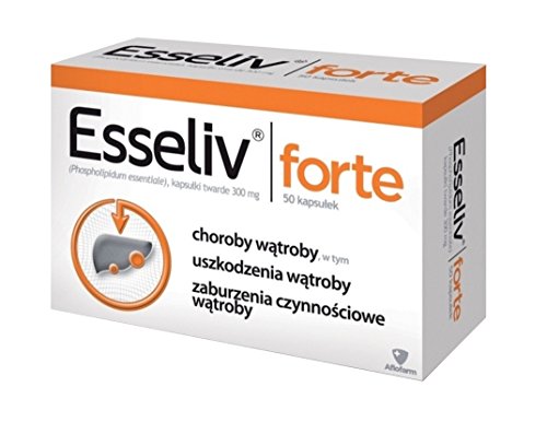 Esseliv forte - 50 tablets - is a medicine containing phospholipids from soybeans which include an polienylofosfatydylocholina.