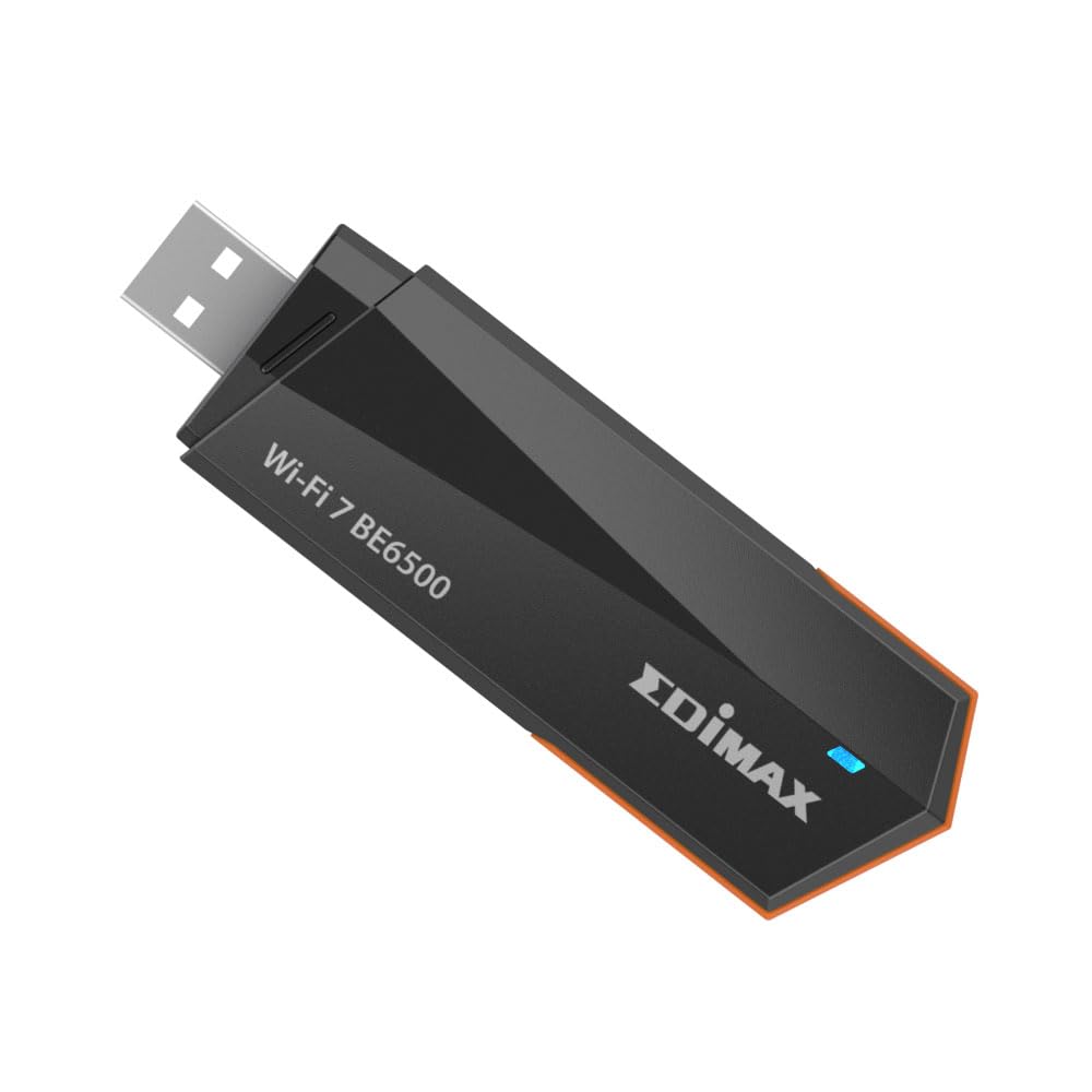 Edimax EW-7822UBE BE6500 - Adaptador WiFi de 7 bandas (USB 3.2)