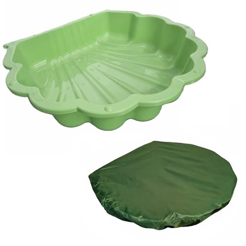 Wassermuschel Sandmuschel mit Abdeckung Auswahl (hellgrün incl....