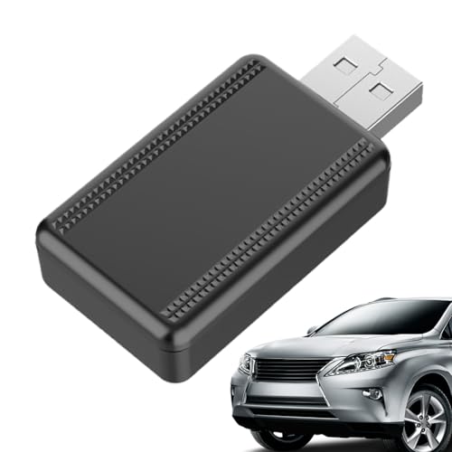 Generico Adaptador inalámbrico para coche - Vehículo 2 en 1 | Plug and Play Conexión rápida para viajes