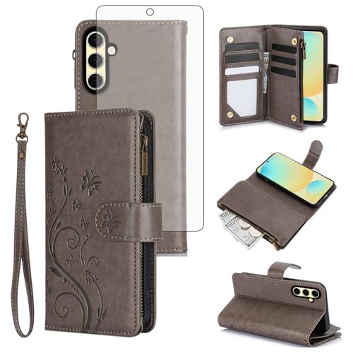 Coque Samsung S24 FE Gris antichoc YM020 UK housse de protection rigide arrière