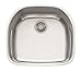 Franke Prestige 35 5/8" x 20 1/2" x 9 1/16" 18 Gauge Undermount Single Bowl Stainless Steel Kitchen Sink