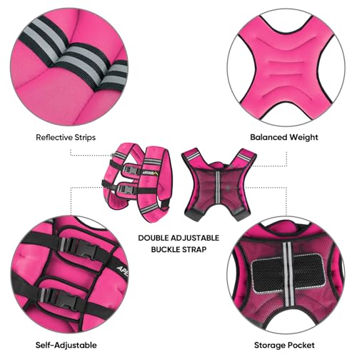 Image of APEXUP Weighted Vest Men Women, Weight Vest for Women Workout Equipment for Strength Training Running