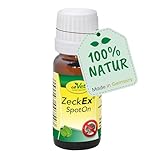 cdVet ZeckEx SpotOn 10ml - Duftöl mit Bio-Ölen mit langanhaltenden, maskierenden Eigenschaften gegen Lästlinge wie Zecken