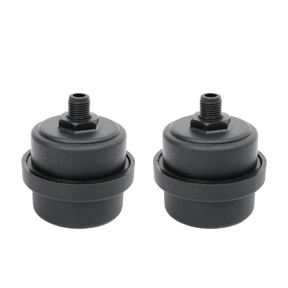Filtro Silenziatore per Compressore d'Aria 2 Pezzi 16 mm 3/8'' PT in Plastica