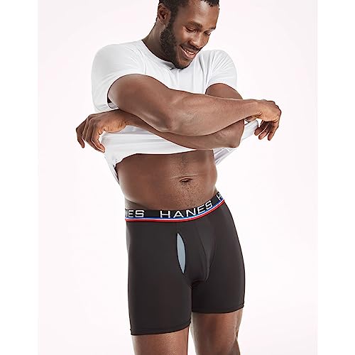 Hanes Men's X-Temp 4-Way Performance Stretch Mesh Boxer Brief3