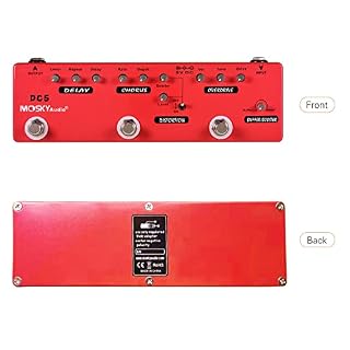SHUIYUE DC5 Pédale Multi-Effets pour Guitare 6 en 1 Delay + Chorus + Distortion + Overdrive + Booster + Buffer Full… - Les Beatles, Paul McCartney, John Lennon, RIngo Starr, George Harrison SHUIYUE DC5 Pédale Multi-Effets pour Guitare 6 en 1 Delay + Chorus + Distortion + Overdrive + Booster + Buffer Full… – Image 5