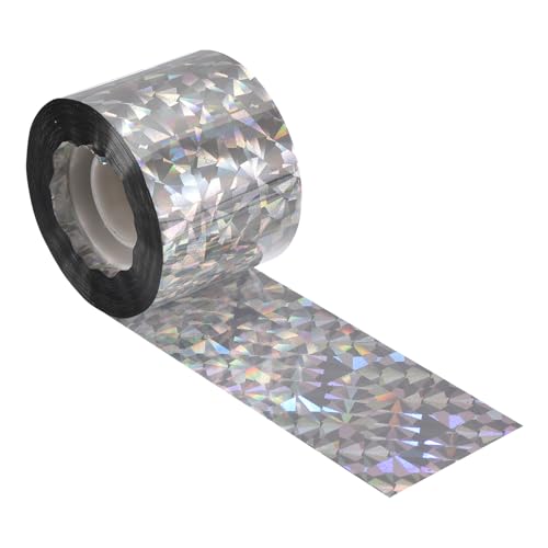 QUARKZMAN Cinta Reflectora Antipájaros, 80m (262 Pies) Tiras Asustadoras Repelentes Anti Palomas De Doble Cara Destellante 4.8cm (2 Pulgadas) para Control De Aves En Jardines