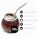 Imagen de BALIBETOV Juego de dos calabazas de yerba mate y un paquete de 100 g