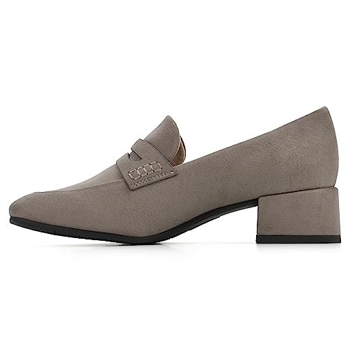 Image of CLIFFS BY WHITE MOUNTAIN Women's Shoes Quiana Block Heeled Loafer