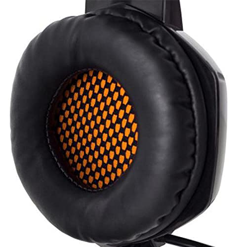 Krom Gaming Headset KOPA -NXKROMKPST - stereogeluid, 50 mm luidspreker, verstelbare hoofdbeugel, flexibele microfoon, 3,5 mm jack, compatibel met Nintendo Switch, PS4, PS5, PC, kleur zwart, oranje - Afbeelding 4