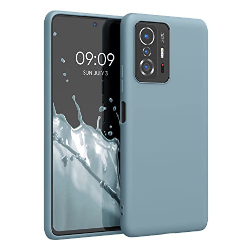 kwmobile Custodia Compatibile con Xiaomi 11T / 11T Pro Cover - Back Case per Smartphone in Silicone TPU - Protezione Gommata - artic night