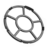 Alipis Gasherd Halterung Wok-Herd Stand Wokring Für Gasherd Unterstützt Runder Ofenring Wokring Für Gasbrenner Gestell Groß Unterstützung Wok-Brenner Ringe Wok-Ring Braten Black Gusseisen