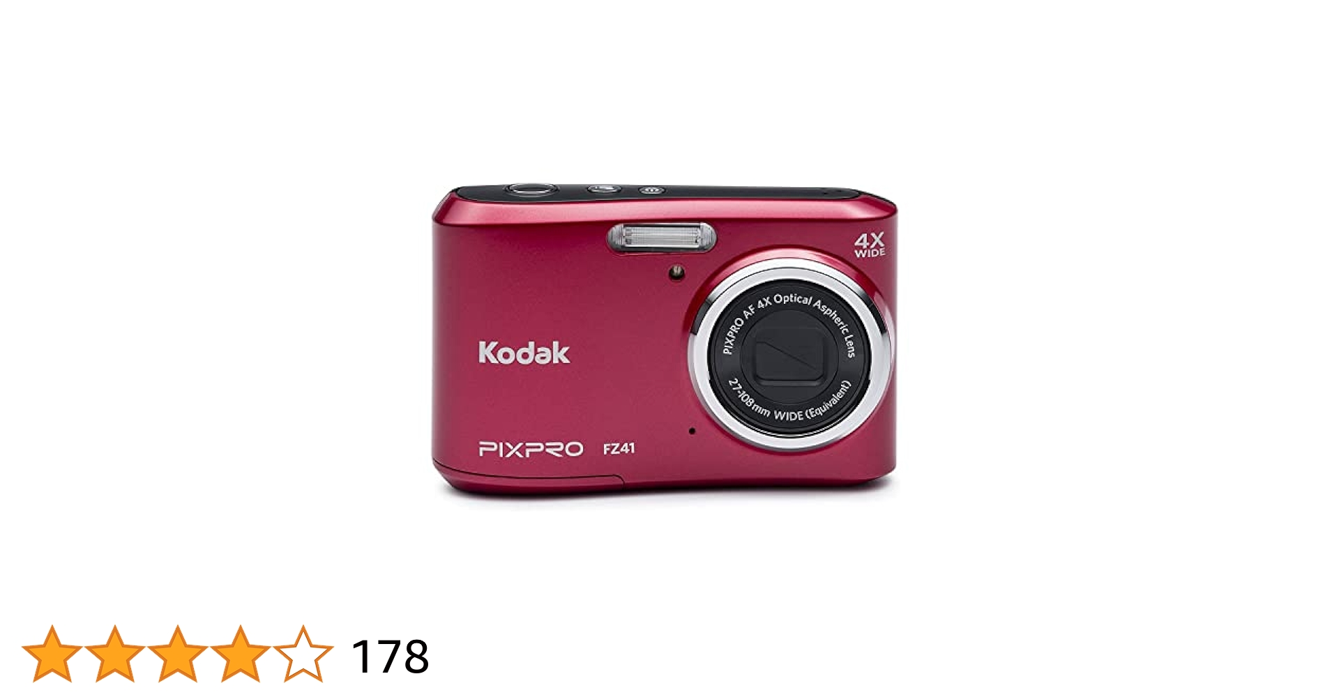 ◆KODAK◆ Film Slide RED K4163LSD12RED Amazon.com : Kodak PIXPRO Friendly Zoom FZ41 16 MP Digital