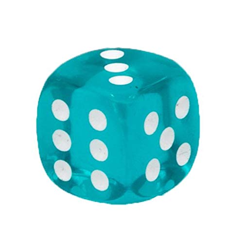 Chessex-Chx23815-Dice-Translucent-36D6-Set-12-mm-TealWhite