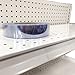 Transparent/Clear Gondola Shelving Vinyl Insert for Ticket Channel 130 FT. x 1.25 in. - Clear