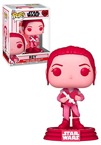 Funko POP! Star Wars: Valentines, Rey, Collectable Vinyl Figure, Gift Idea, Official Merchandise, Toys for Kids & Adults