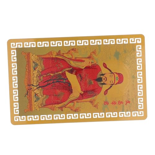 Amulette Feng Shui contre le manque de chance carte Taisui portefeuille