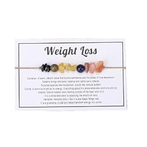 tenghong2021 Chakra Crystal Beaded Bracelet with Wish Card Adjustable Spiritual Anxiety Stone Beads Braide String Bracelet Yoga Meditation for Women Men Jewelry Birthday Gifts