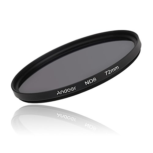 Andoer 72 mm UV + CPL + FLD + ND (ND2 ND4 ND8) Photography Filter Kit Set UV Circular Polarising Filter Fluorescent Grey Filter for Canon Nikon Sony Pentax DSLR Cameras - Image 5