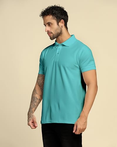 Image of VastraVibes Men's Polo Regular Fit T-Shirt