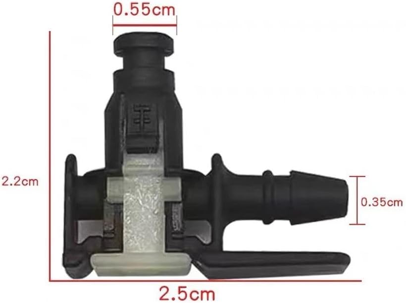 Petrol Injection Nozzles Fuel Injector Return Fitting L 68229388AA for Grand Cherokee for EcoDiesel 3.0L Replacement Car Accessories 2pcs Fuel Injector