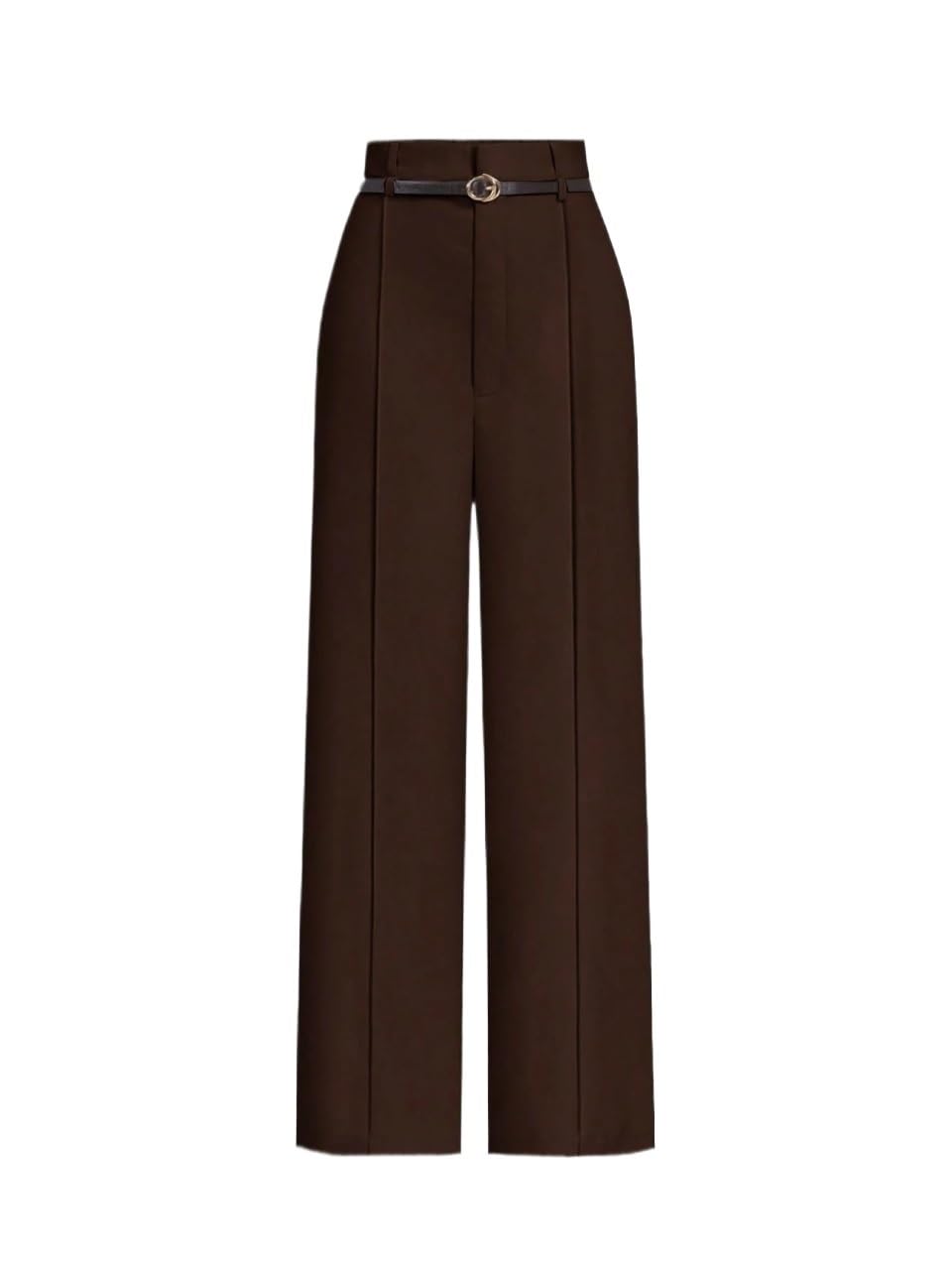 Pants Women Business Fall 2025 Straight Leg Pants with Belt Winter for High Waist Business